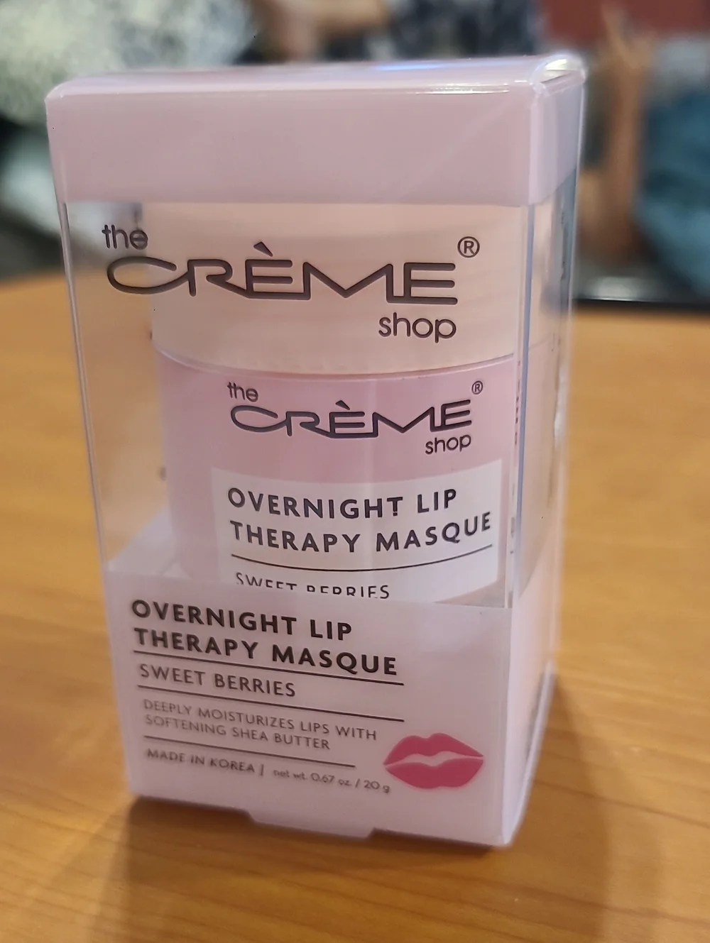 The Creme Shop Overnight Lip Therapy Masque Sweet Berries Hydrating Lip Mask